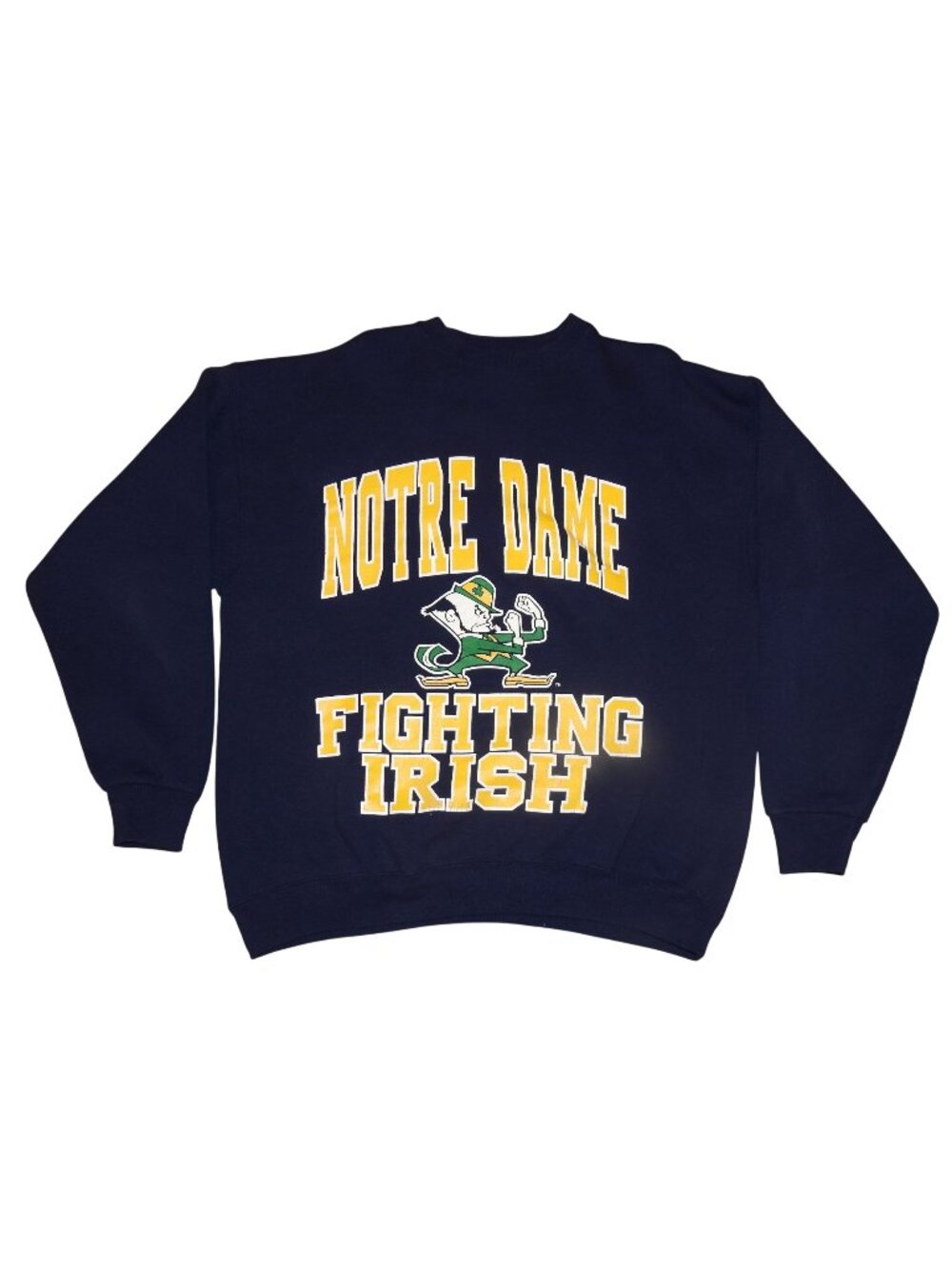 Vintage 1990s University of Notre Dame Fighting Irish Sweatshirt XXL Made in USA